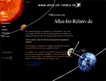 Tablet Screenshot of alles-ist-relativ.de